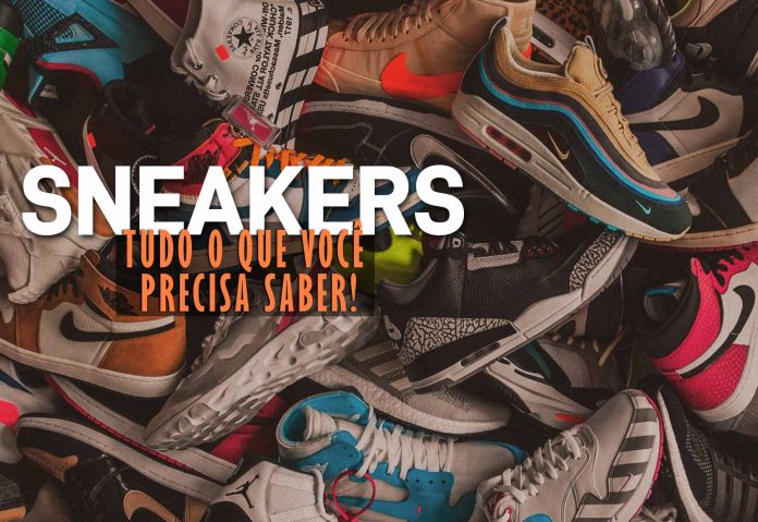 Sneakers tudo o que você precisa saber - imagem com diversos tênis de colecionador
