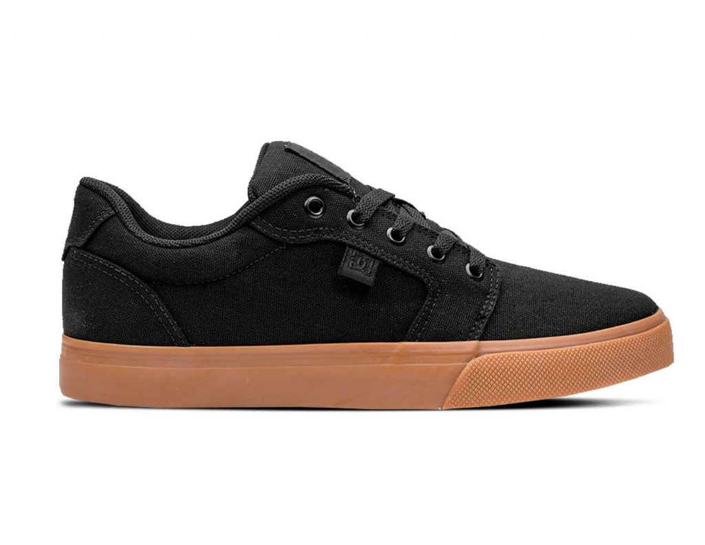 Tênis DC Shoes Anvil TX Black Black GUM