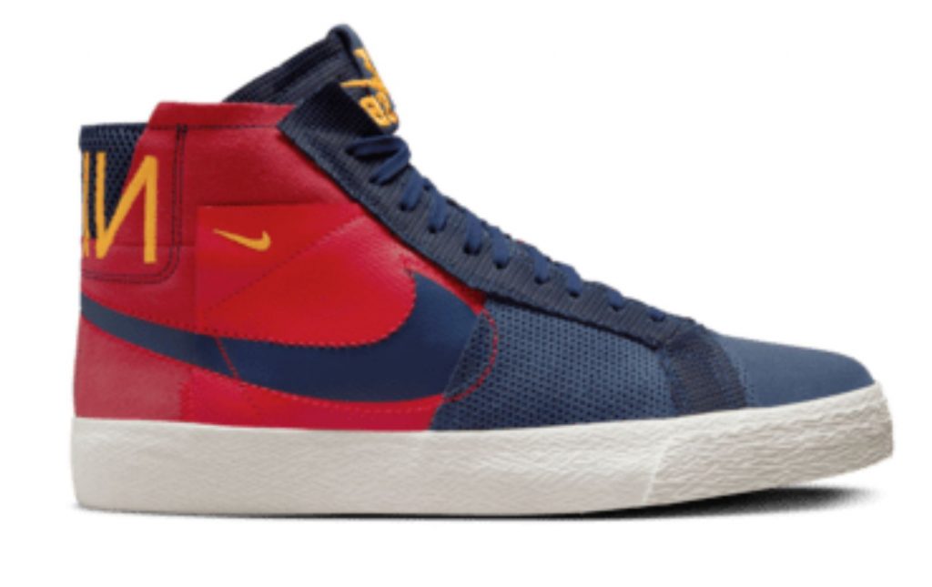 TÊNIS NIKE SB ZOOM BLAZER MID PRM UNIVERSITY RED FD5113600
