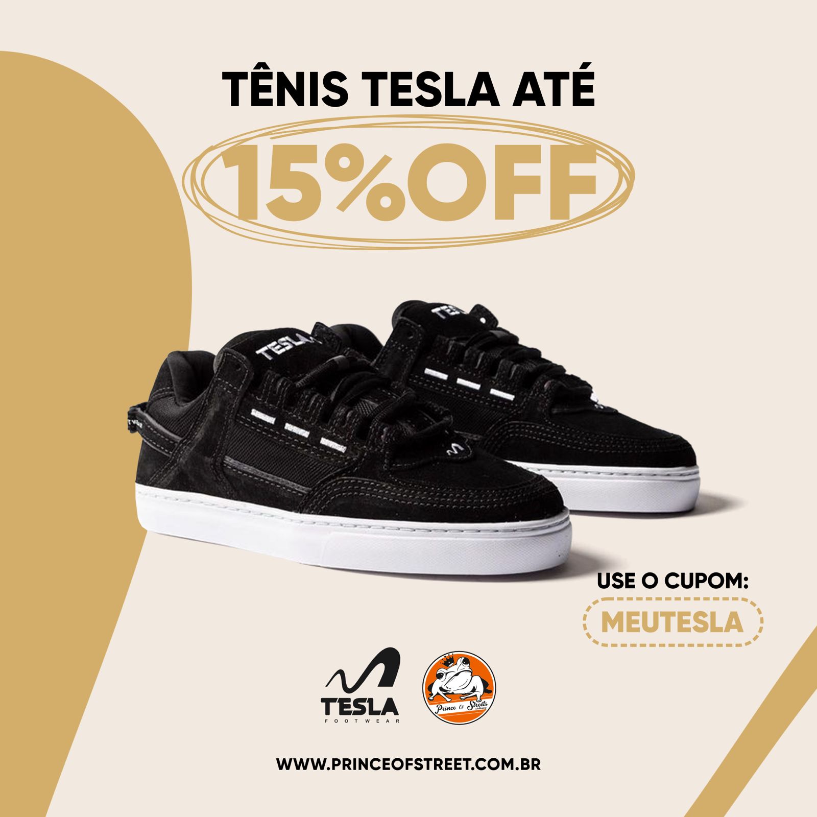 Promoção Prince Tênis Tesla